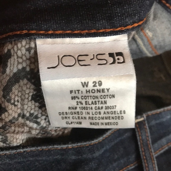EUC Women’s Sz 29 Joe’s Jeans “Honey” - Picture 3 of 8